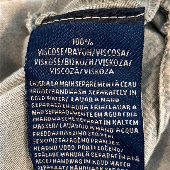 Embroidered gray blouse size large by Coline - Picture 7 of 7